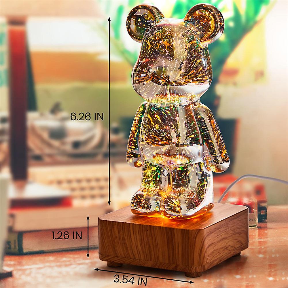 GlowBuddy 3D Firework Bear