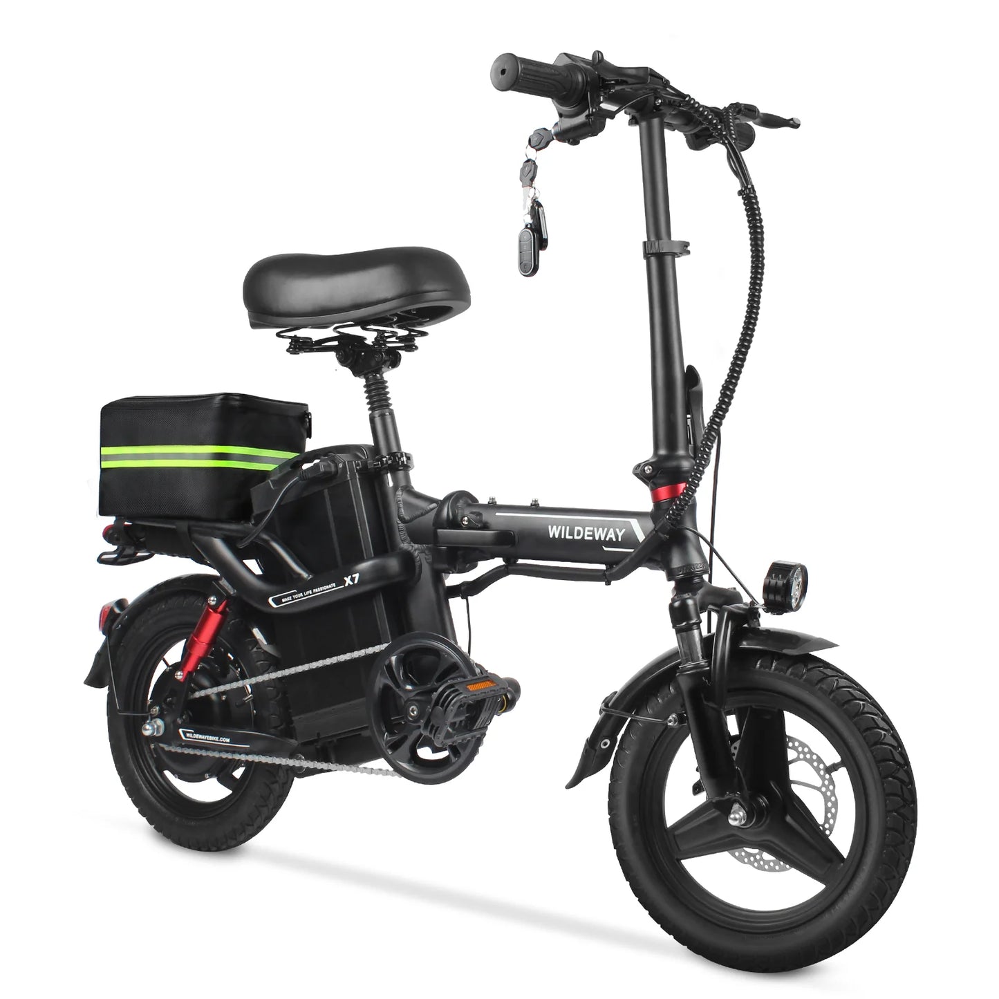 City folding mountain eBike 400W powerful