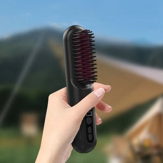 Cordless Hair Straightener Brush - 🚨 58% OFF LAST DAY (ALMOST SOLD OUT)