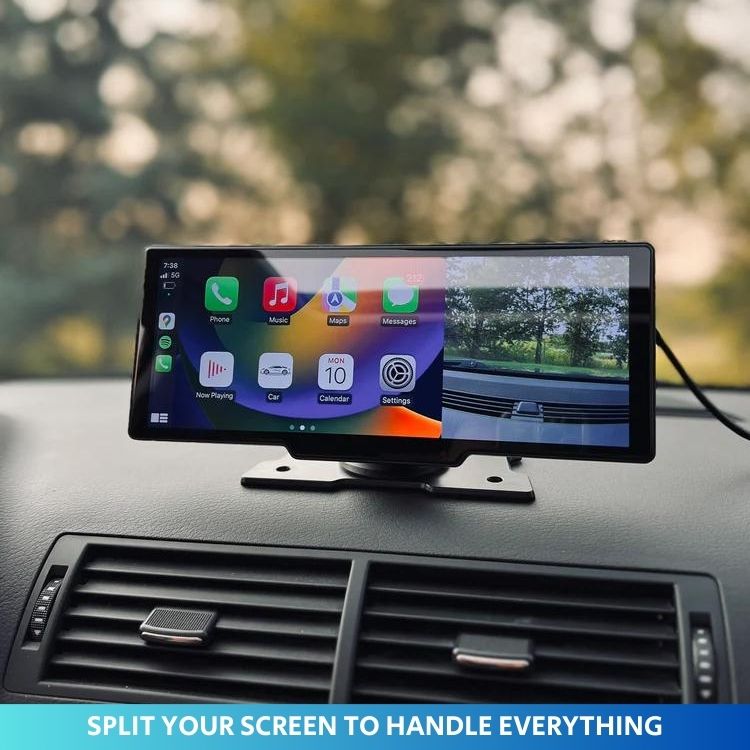 (ALMOST SOLD OUT) Carplay Multimedia Box Pro + Dash Cam Built in WiFi Car Dashboard Camera Recorder with Night Vision + Charger 🚨 86% OFF LAST DAY