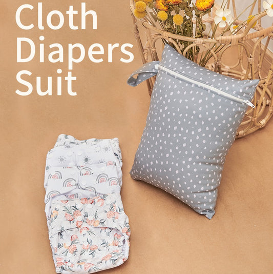 Reusable Cloth Diaper Set