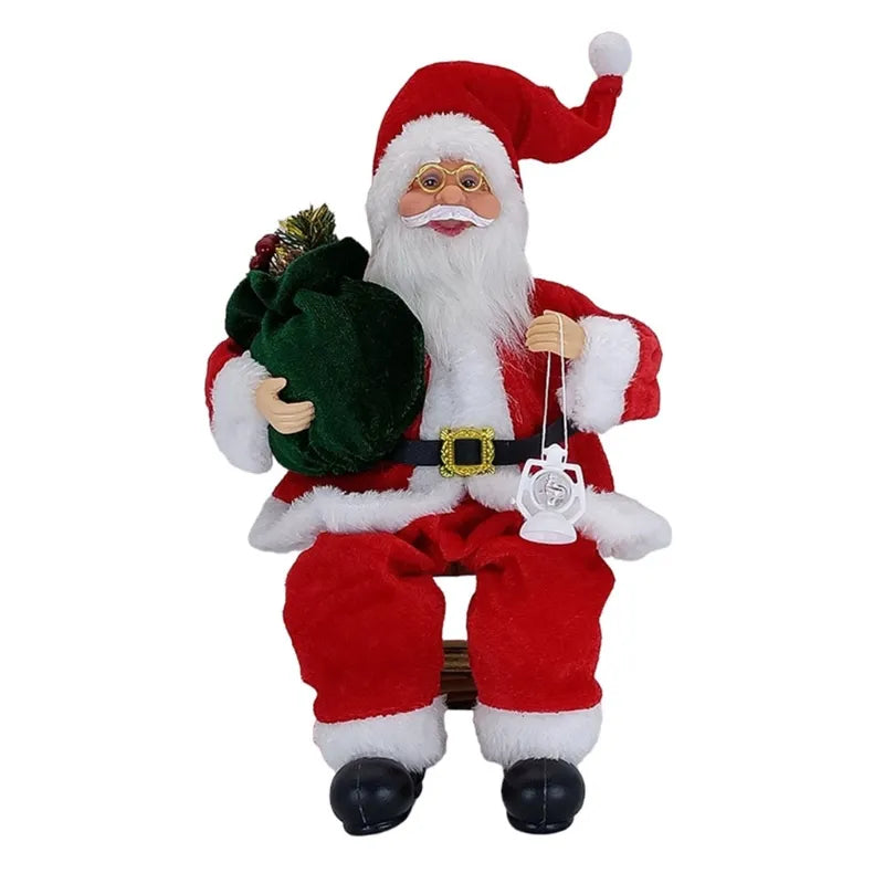 14'' Sitting Santa Claus Toy Collectible