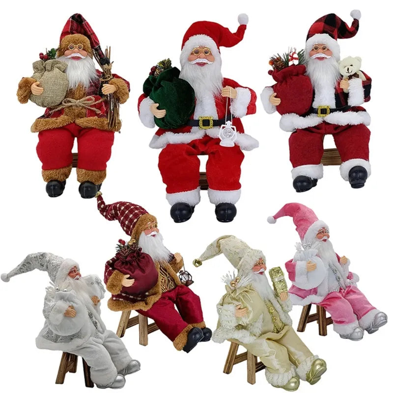 14'' Sitting Santa Claus Toy Collectible