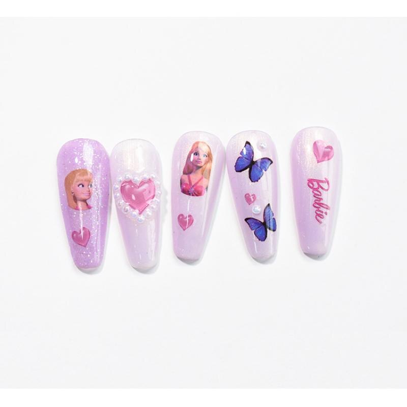 Diy Barbie Nail Stickers