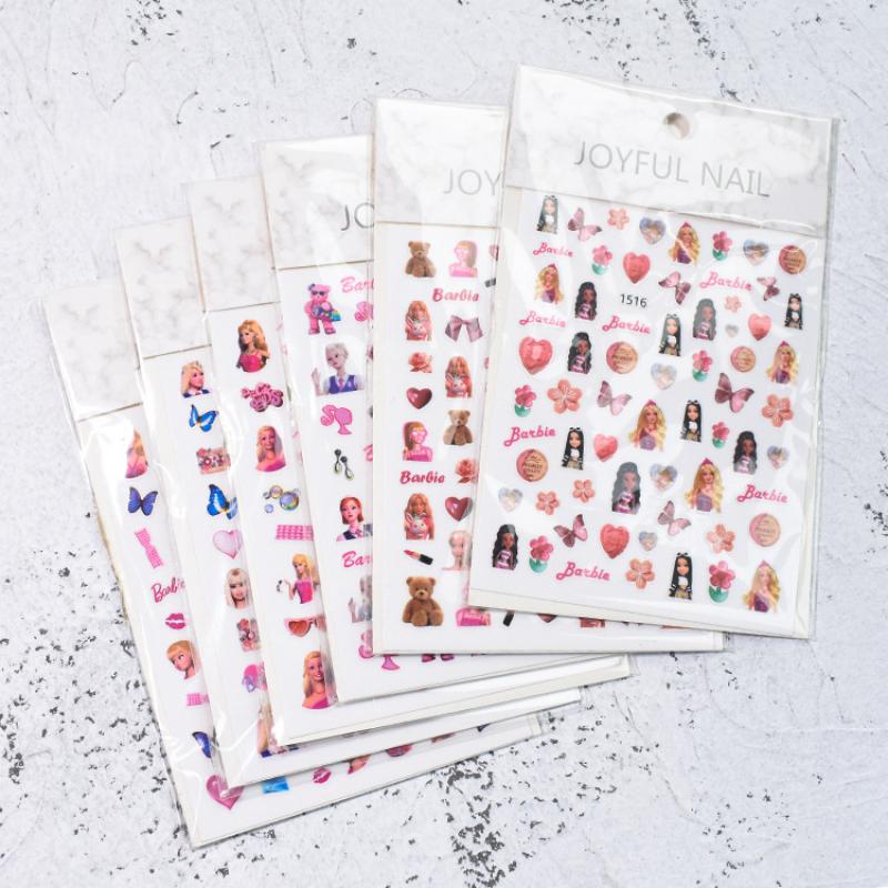 Diy Barbie Nail Stickers