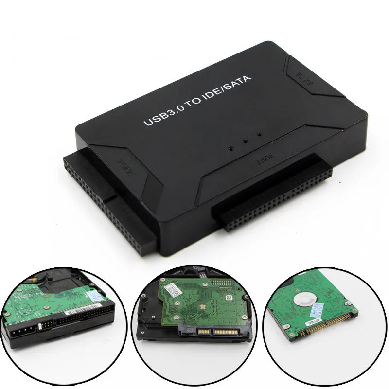 USB 3.0 To SATA IDE 3 Cable Sata To USB Adapter Support 2.5/3.5 Inch External SSD HDD Converter Cable USB 3.0 Hard Drive