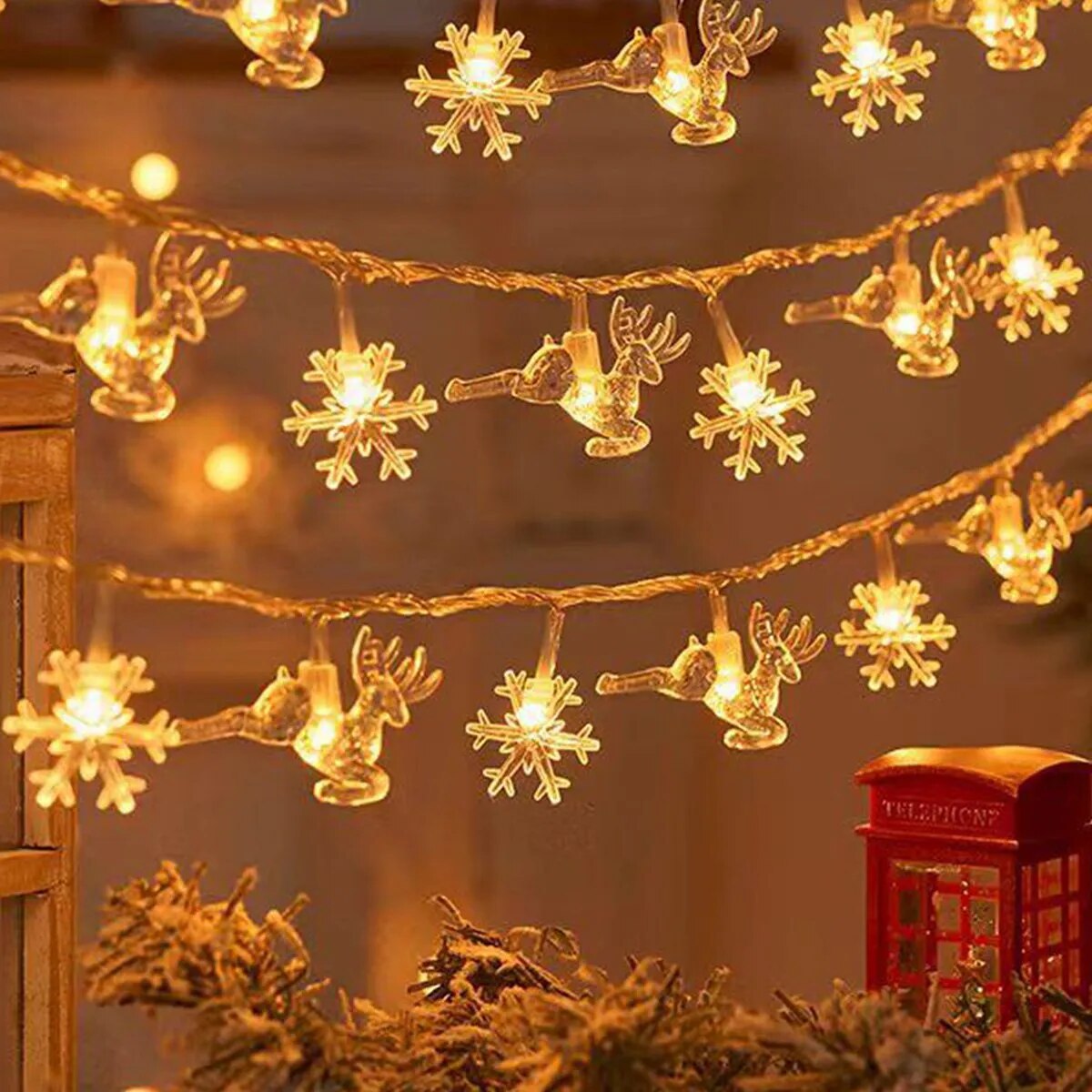 Snowflake LED String Light Fairy Lights