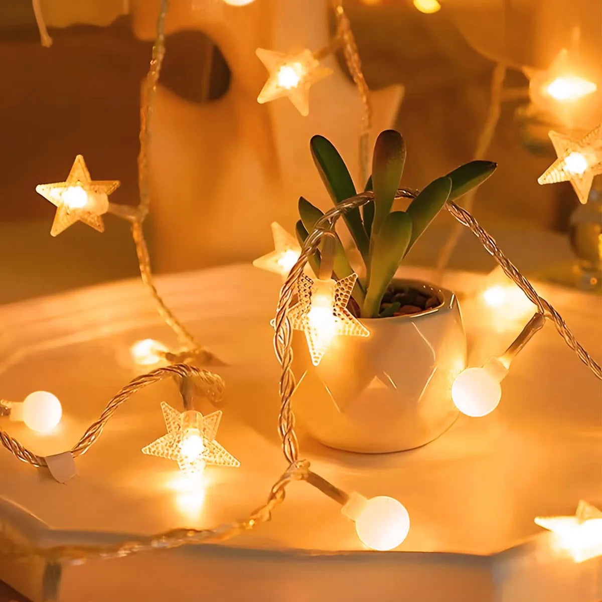 Snowflake LED String Light Fairy Lights