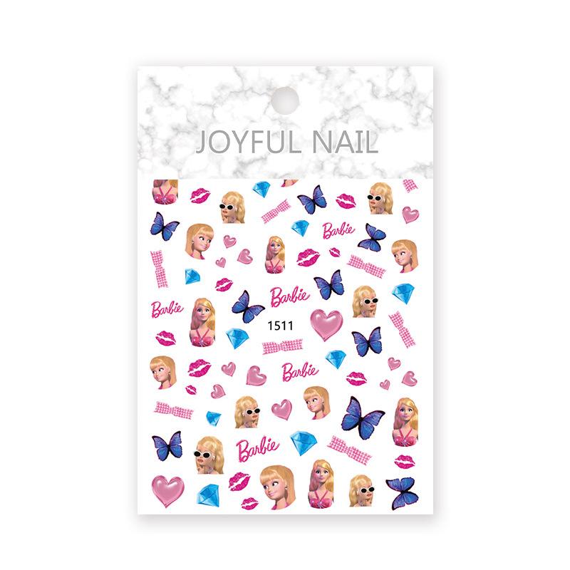 Diy Barbie Nail Stickers