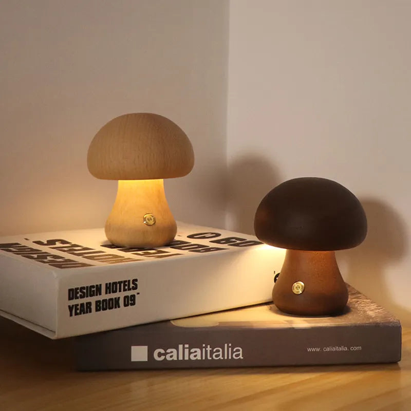 Mushroom Mushroom Touch LED Decorative Ambient Lamp - Creative and Gently Illuminating