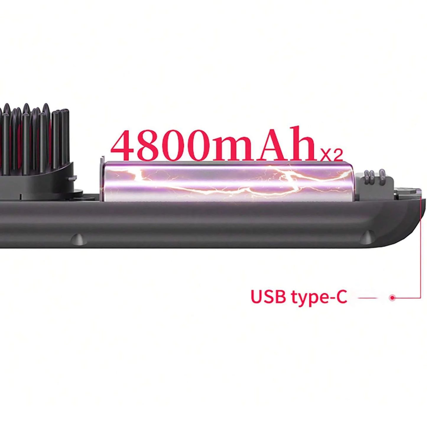 Cordless Hair Straightener Brush - 🚨 58% OFF LAST DAY (ALMOST SOLD OUT)