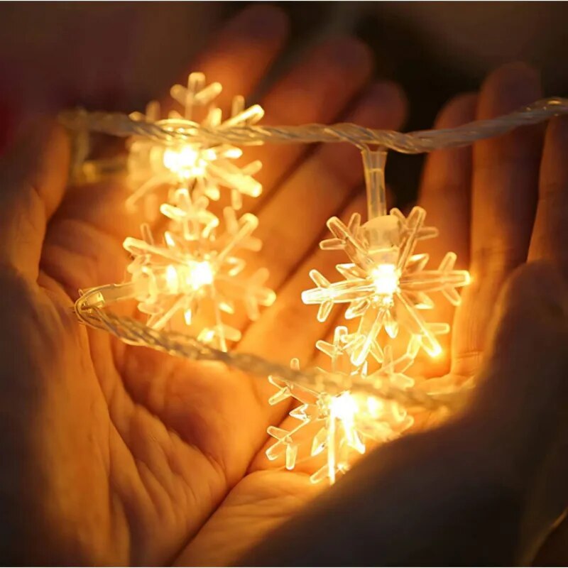 Christmas Tree Hanging Snowflake LED