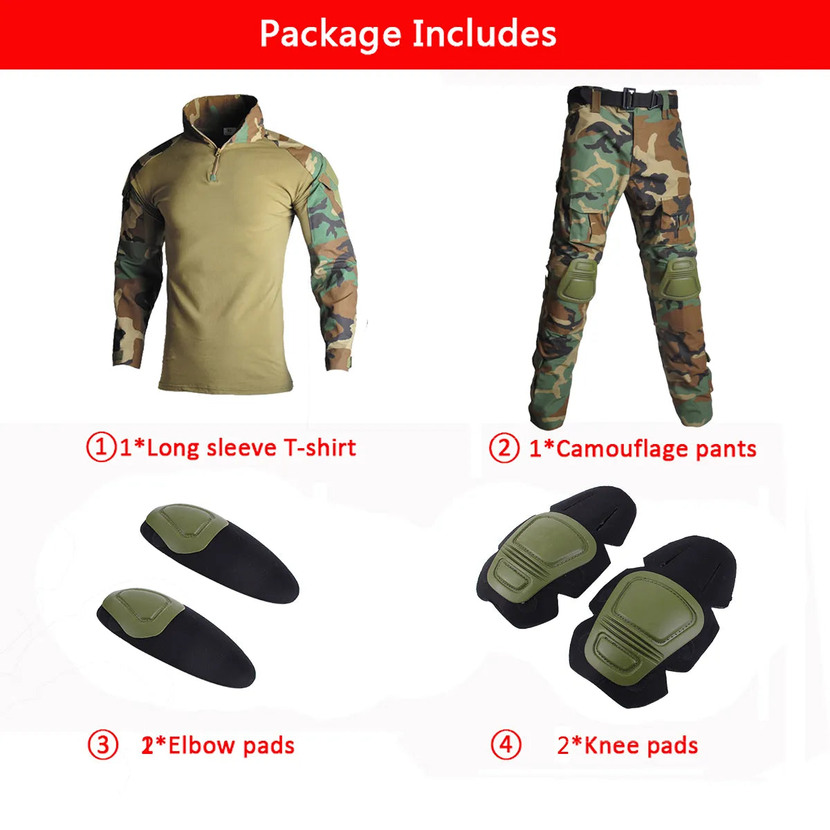 Tactical Military Uniform Airsoft Clothes Suits Training Suit Camouflage Hunting Shirts Pants Paintball Sets Military Pant Men