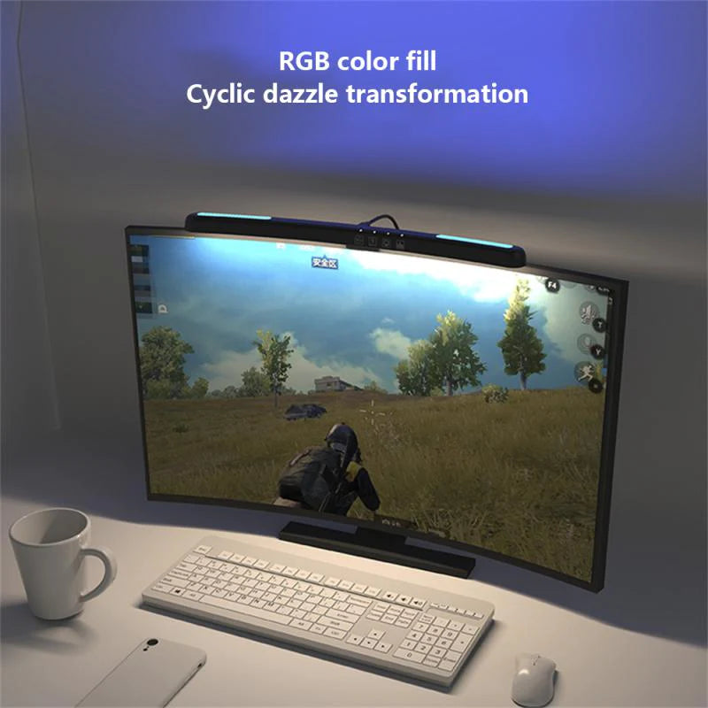 SLEEK CURVED MONITOR LIGHT BAR (Last Day 78% OFF + Free USPS Express Shipping🔥)