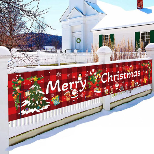 Christmas Outdoor Banner Flag