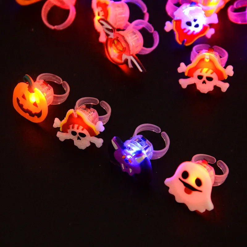 LED Light Halloween/Christmas Rings Glowing