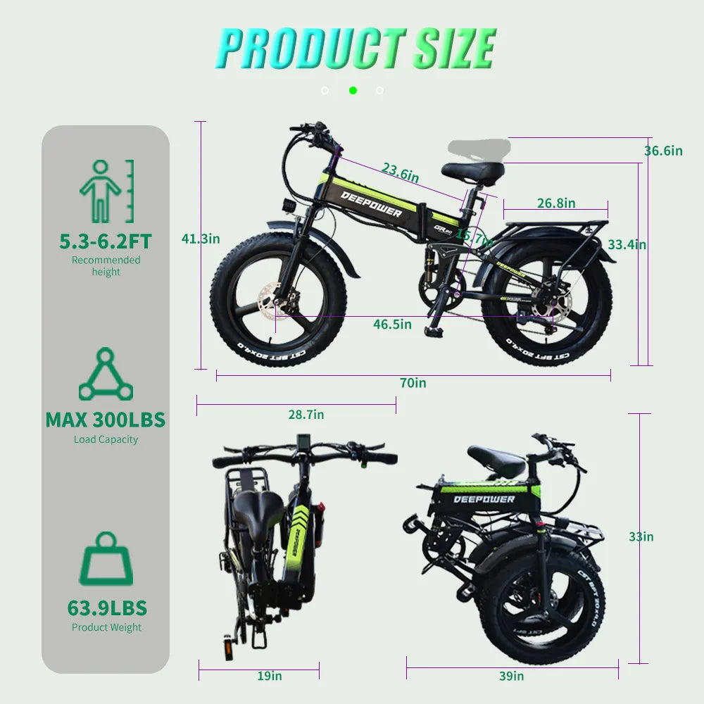 Tire Folding Electric E Bike