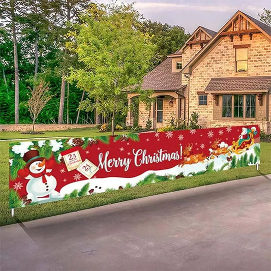 Merry Christmas Outdoor Banner