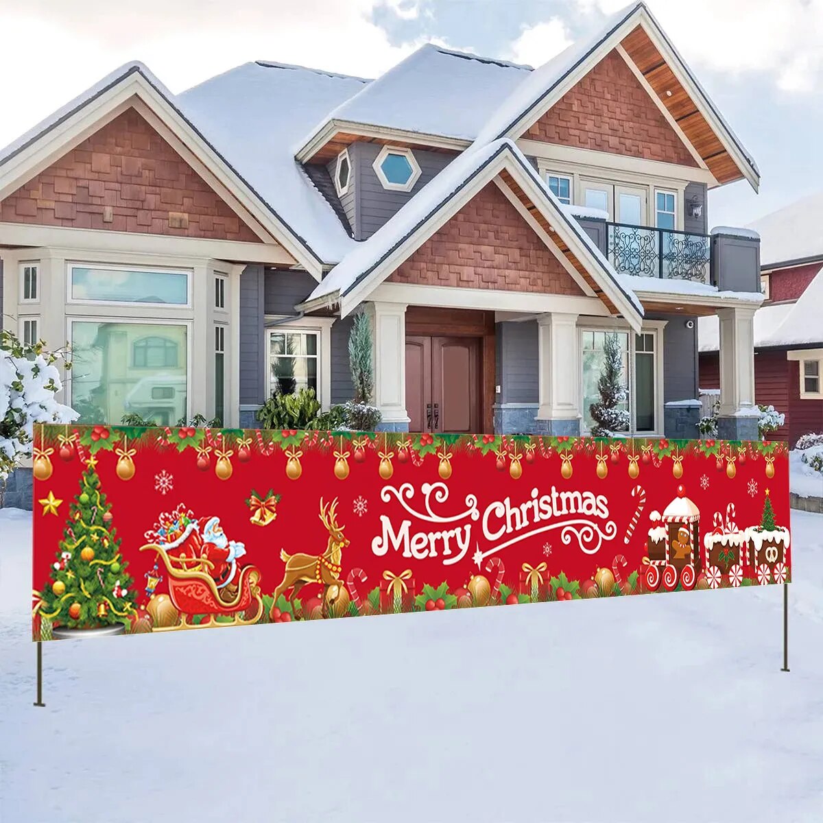 Christmas Outdoor Banner Flag