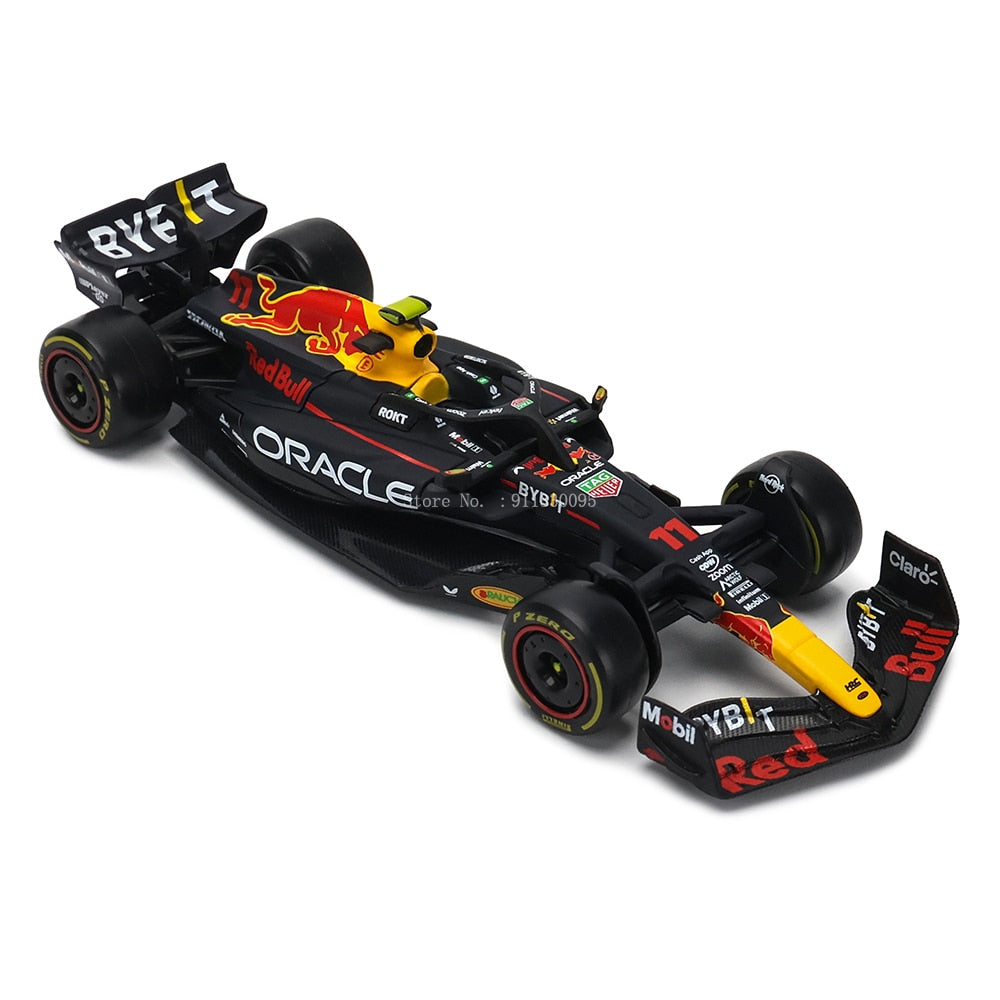 Bburago 1:43 F1 Champion Red Bull Racing TAG Heuer RB19 2023 #1 Verstappen #11 Perez Alloy Car Die Cast Model Toy Collectible