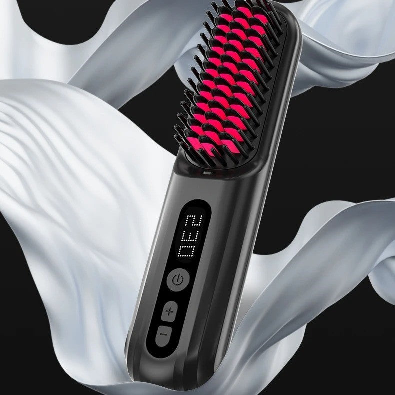 Cordless Hair Straightener Brush - 🚨 58% OFF LAST DAY (ALMOST SOLD OUT)