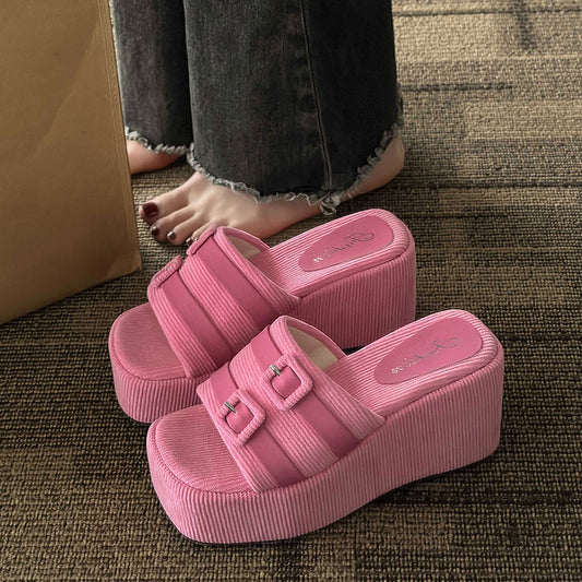 Sexy Barbie Pink Outdoor Sandals