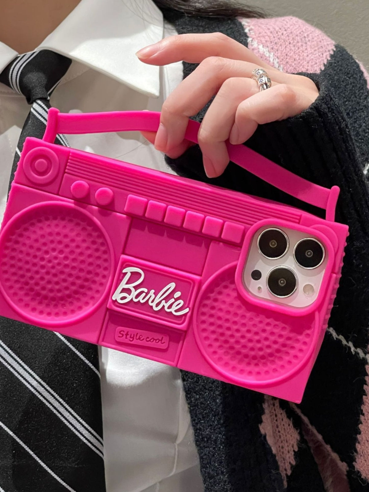 Barbie Pink Audio Phone Case Protective Case for iphone
