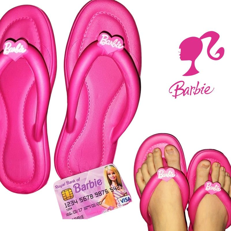 Barbie Pink Slippers (LOW STOCK)