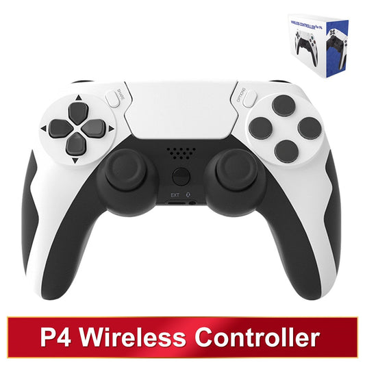 New Wireless Controller Bluetooth Gamepad Double Vibration 6Axis Joypad With Touchpad Microphone Earphone Port For PS4 PS3 PC